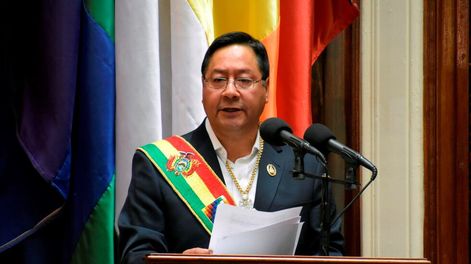 Los Andes | Primer discurso de Luis Arce como presidente de Bolivia./Gentileza Agencia