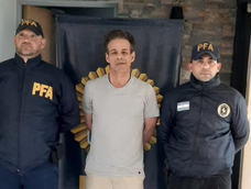 Fred Machado detenido por la Policía Federal.