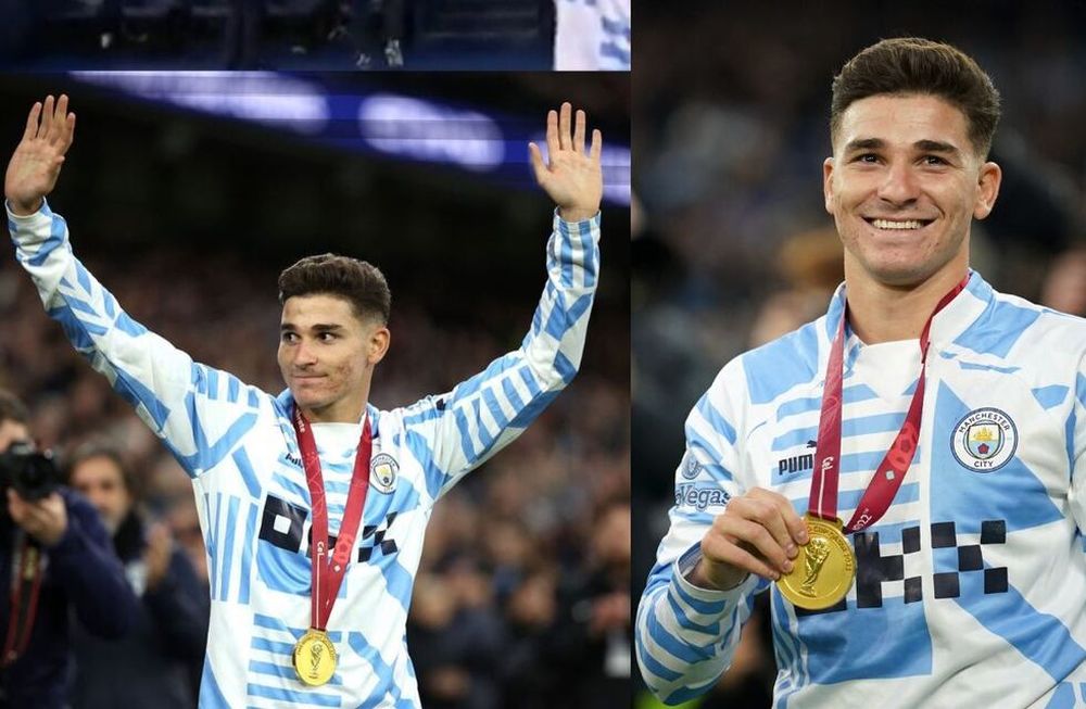 La increíble ovación que recibió Julián Álvarez en su regreso al Manchester City. / Foto: Gentileza