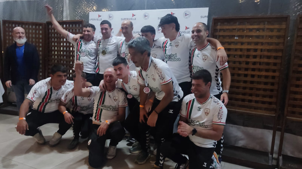 Los integrantes de la Selecci&oacute;n de Euskadi