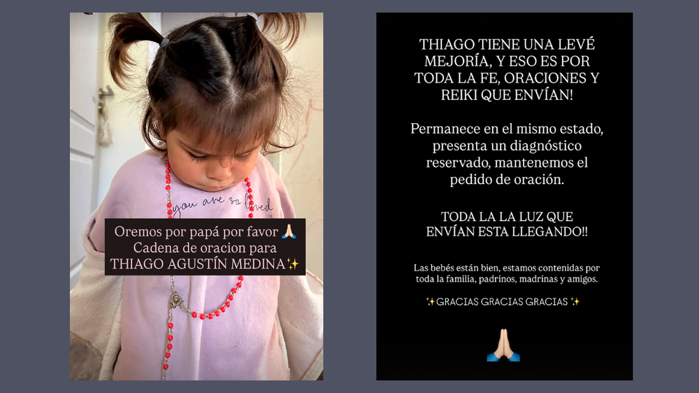 El posteo de Daniela Celis.