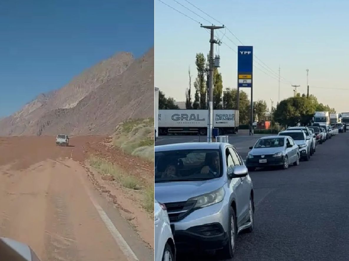 Tras los aludes, así está la ruta 7 habilitada: hay largas filas y demoras para ir a Chile