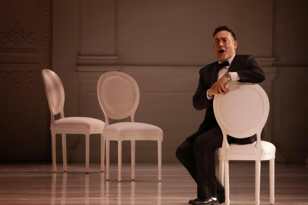 Bento es un Alfredo de excelentes aptitudes vocales y dramáticas. Foto: Daniel Arias / Diario de Cuyo.