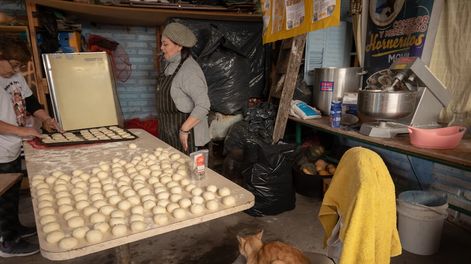 Comedor y merendero Los horneritos de Las Heras.Foto: Ignacio Blanco / Los Andes