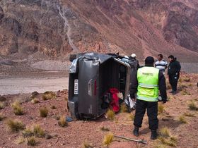 Accidente vial en Uspallata.