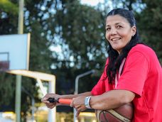 Carolina Sánchez, exbasquetbolista e integrante de la selección argentina. Hoy, lejos de la actividad de jugadora, nació una nueva persona. Carolina Sánchez, exbasquetbolista e integrante de la selección argentina. Hoy, lejos de la actividad de jugadora, nació una nueva persona.