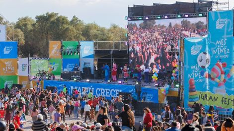 Maipú: más de 35 mil personas disfrutaron del Día de la Niñez en el Parque Metropolitano