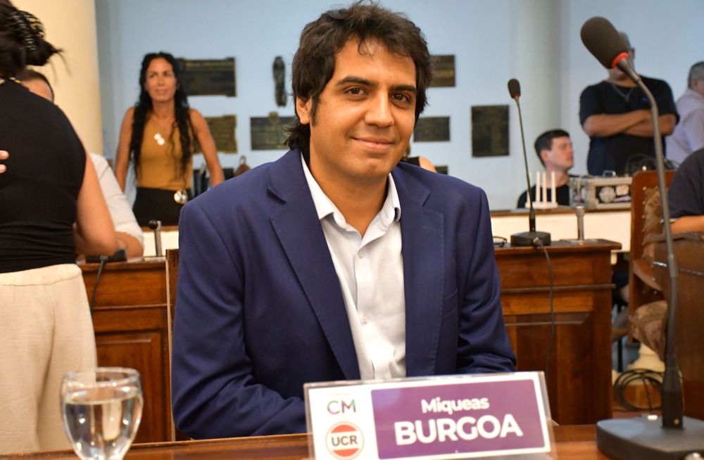El concejal de Cambia Mendoza en Guaymallén, Miquea Burgoa.