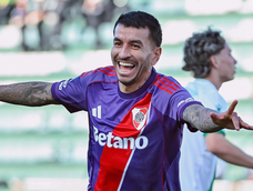 Ángel Correa, la figura de River ante Banfield.