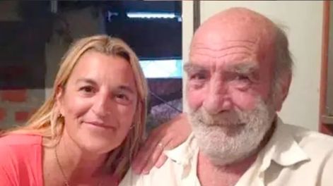 José Luis Silva y una de sus hijas - Foto La Capital