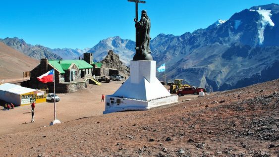 Está habilitado el camino de ingreso al monumento Cristo Redentor