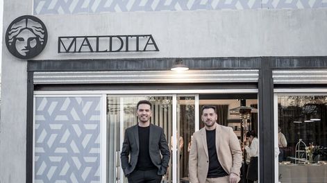 Los Andes | Marito Lluvero y Juan Rauek, los socios fundadores de Maldita, presentan los nuevos productos que incorporan a su marca con un evento en su peluquería.