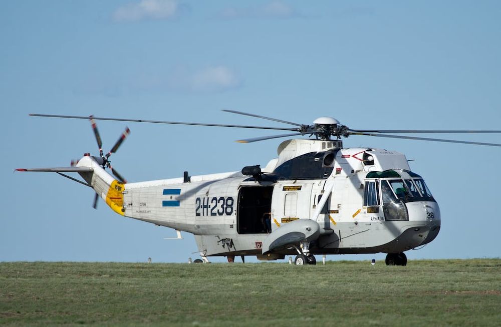 Se trata de una de las nuevas aeronaves recientemente incorporadas, que se encuentran operando desde el rompehielos ARA Almirante Irízar - Gobierno