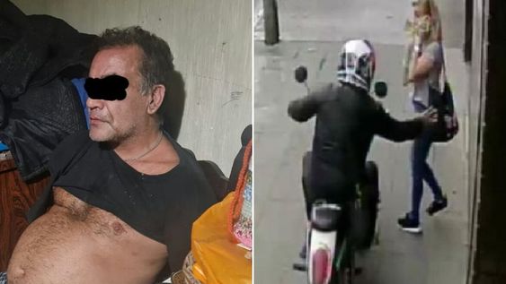 Alejandro Ochoa (55), el motochorro de frondoso prontuario acusado de matar a María Rosa Daglio (56) - Gentileza