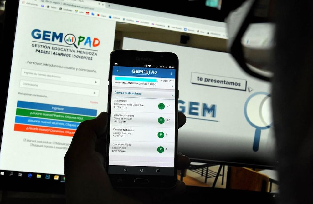 En Mendoza existe el GEM, el Sistema de Gestión Educativa, en el que se cargan oficialmente los datos de asistencia y calificaciones de todos los estudiantes. | Foto: Los Andes
