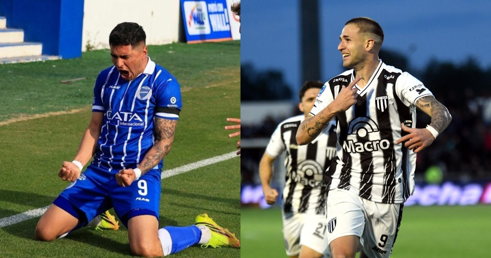 Martín Pino y Agustín Módica, el grito de gol que une a Mendoza. Los delanteros del Tomba y el Lobo son los máximos artilleros de la Primera Nacional y la Liga Profesional, hoy marca registrada del fútbol mendocino.