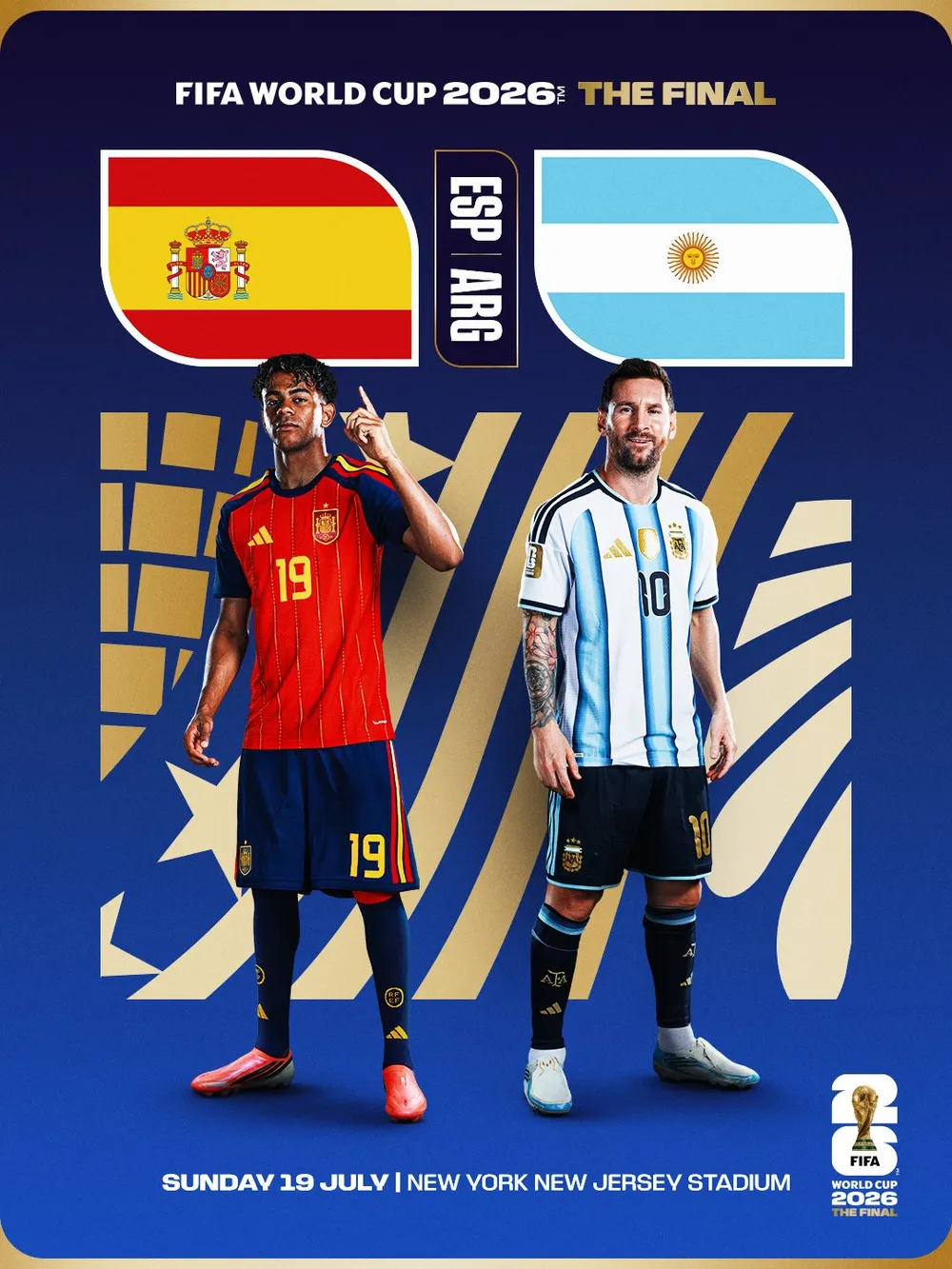Argentina - España, la gran final del Mundial 2026.
