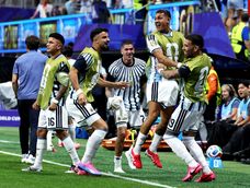 El emocionante triunfazo de la Selección Argentina en las mejores fotos