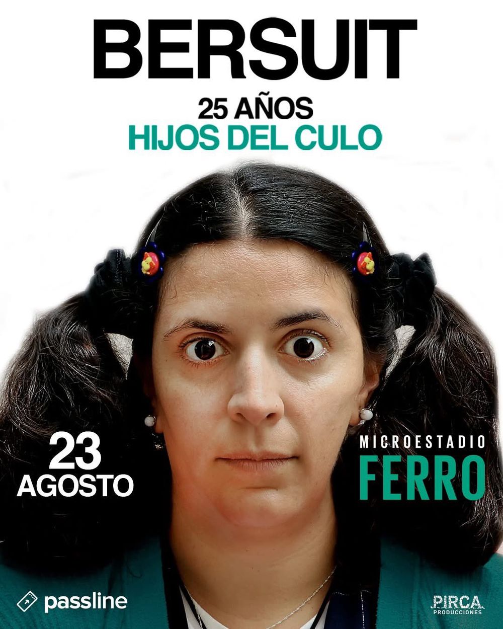 La Bersuit reversiona la tapa de Hijos del Culo con la misma protagonista, 25 años después