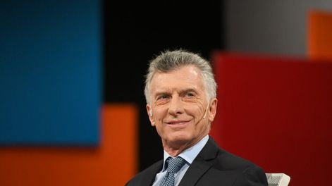 Macri en TN. (La Voz/Federico López Claro)