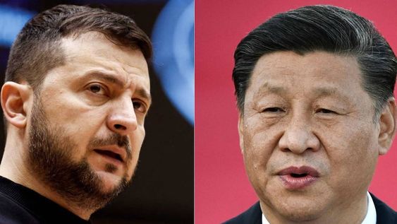 Los presidentes de Ucrania y China, Vlodimir Zelenski y Xi Jinping, hablaron por teléfono y acordaron que habrá un encuentro entre representantes en Kiev.