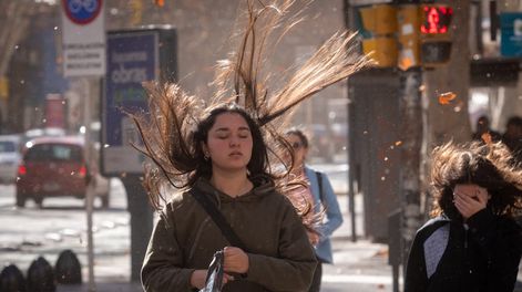 Alerta roja de Zonda: por qué nos duele la cabeza cuando hay viento - Foto: Ignacio Blanco / Los Andes