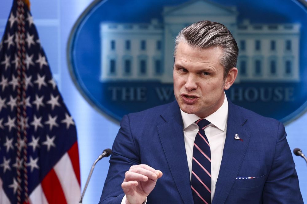 El secretario de Guerra de EEUU, Pete Hegseth