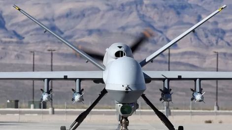 Drone MQ-9 Reaper, uno de los dispositivos que utiliza el ejército de los Estados Unidos. Foto: Getty Images.