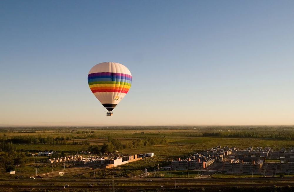 Un paseo en globo en Junín.