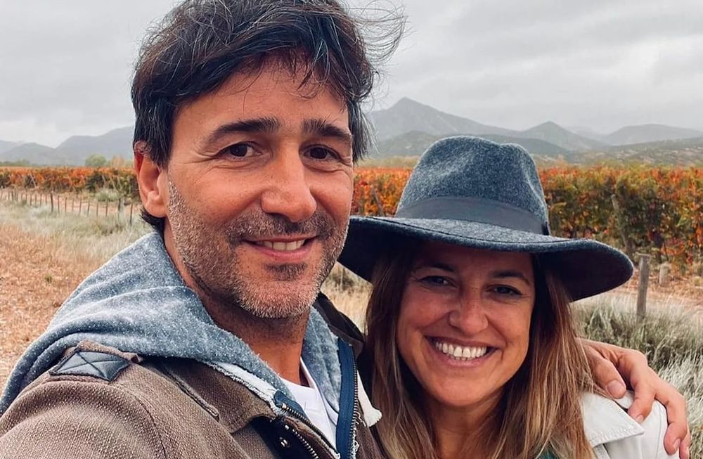 Maju Lozano festejó sus cuatro años de amor con Juan Lagarza a puro vino y mimos en Mendoza