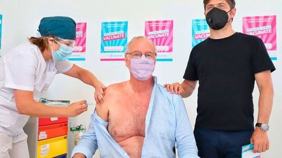 Daniel Gollán fue el primer argentino mayor de 60 años en recibir la Sputnik V.