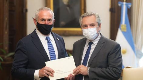 Los Andes | El Presidente recibió las cartas credenciales del nuevo embajador de Estados Unidos ante Argentina, Marc Stanley