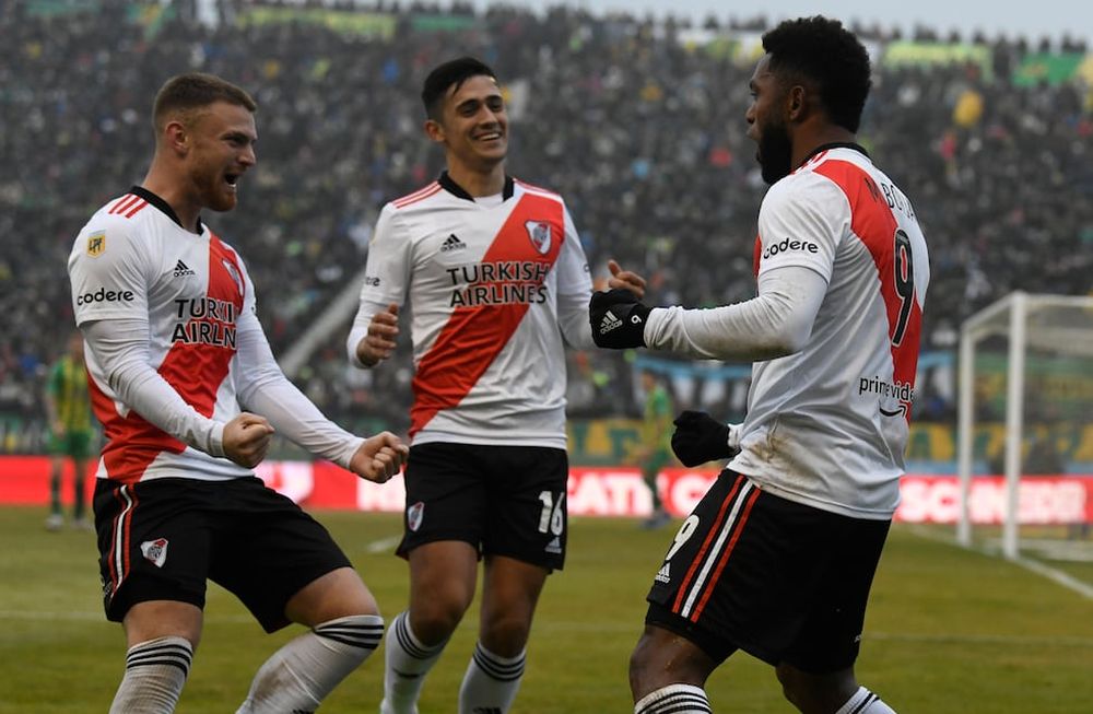 Pablo Solari es la gran duda para el Superclásico ante Boca (Prensa River).