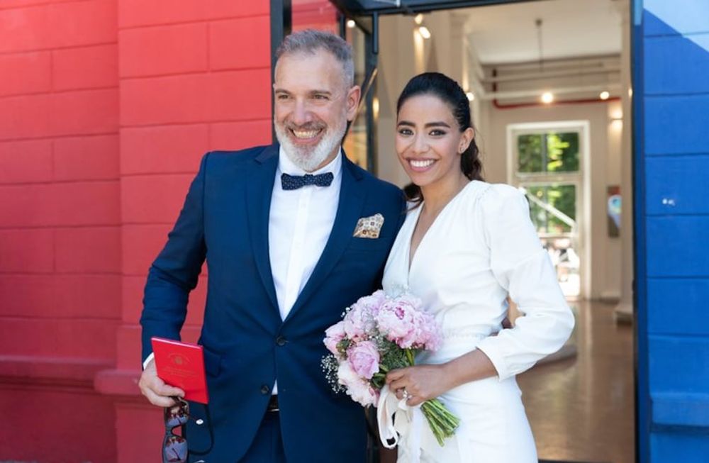 Pablo Duggan se casó con Karen, su novia venezolana 18 años menor