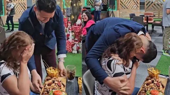 Sorprendió a su mamá después de vivir seis años en el exterior y conmovió a todos en redes sociales. Gentileza: Captura TikTok @viggafootball