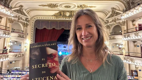 Gabriela Exilart y su nuevo libro sobre una historia real no contada.