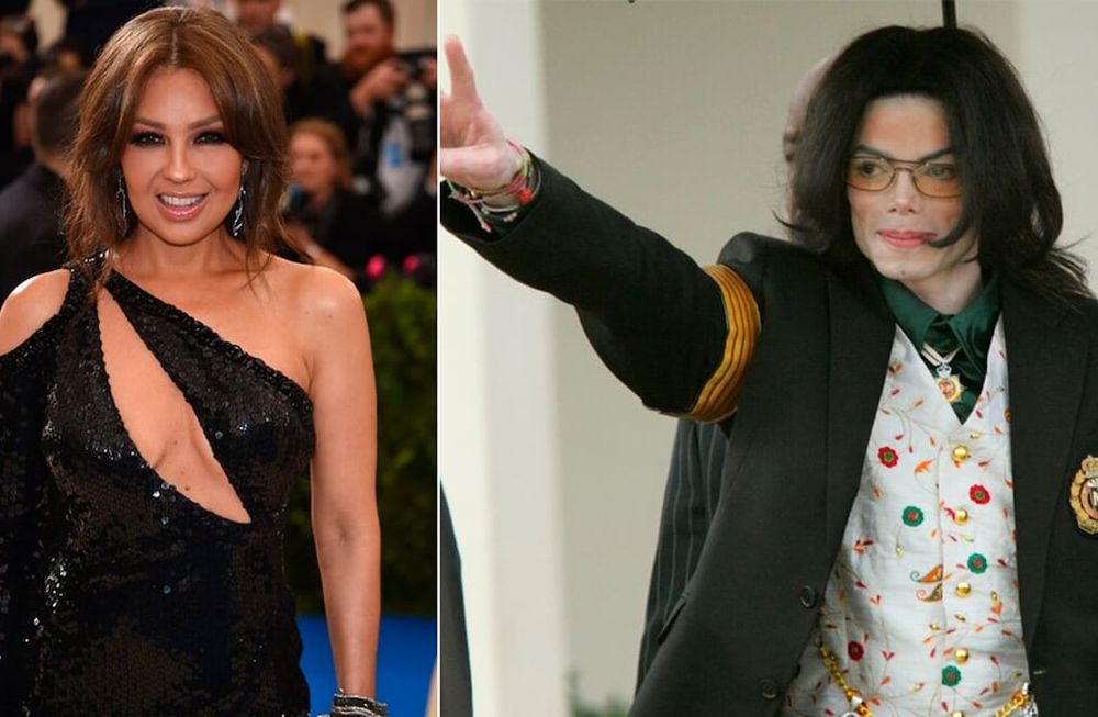 ¿Sabías? Thalía violó la seguridad de un show para poder abrazar a su ídolo Michael Jackson