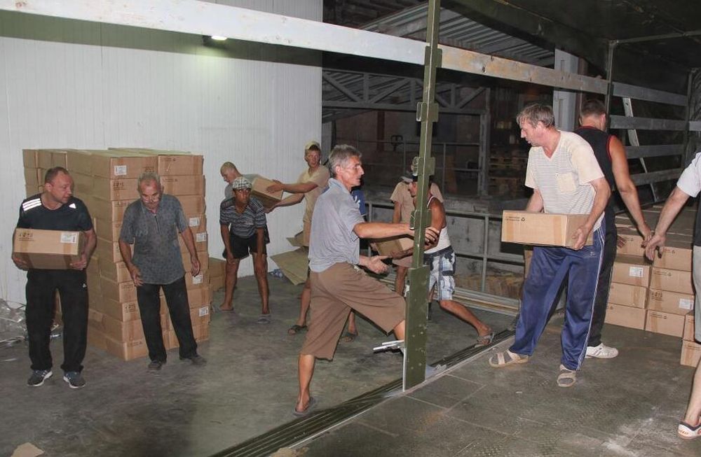 Todos los camiones del convoy humanitario ruso para Ucrania regresaron a Rusia