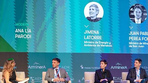 Jimena Latorre expuso el modelo mendocino de minería sostenible ante referentes del sector en Buenos Aires.