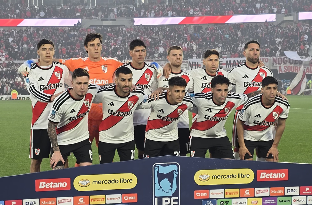 River Plate ante Racing Club, por la Liga Profesional.