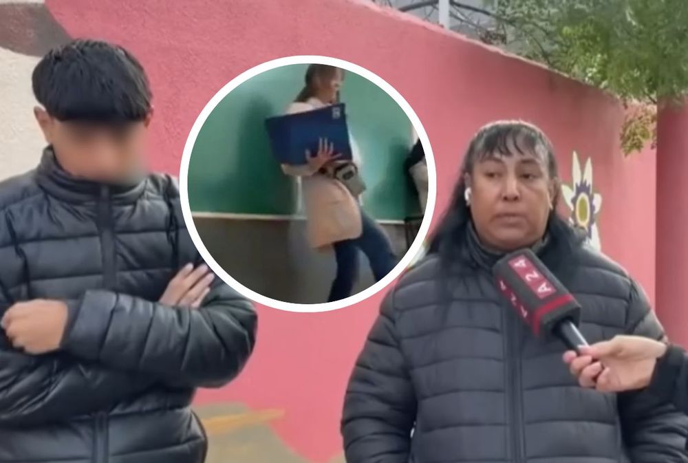 El enojo de la mamá del adolescente cuyo pupitre fue pateado por la vicedirectora