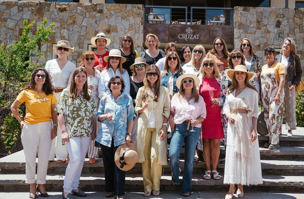 Las socias de AMUVA en pleno.