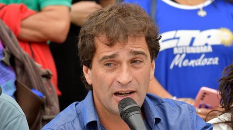 Gabriel Solano, precandidato presidencial del Frente de Izquierda y dirigente del Polo Obrero. Foto: Orlando Pelichotti