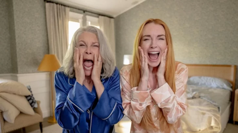 Lindsay Lohan y Jamie Lee Curtis reviven un clásico 22 años después: cómo es Otro viernes de locos